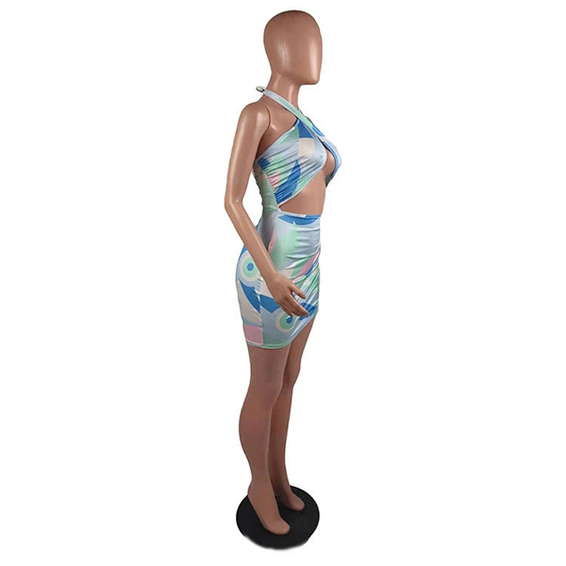 women's fashion casual printed dress