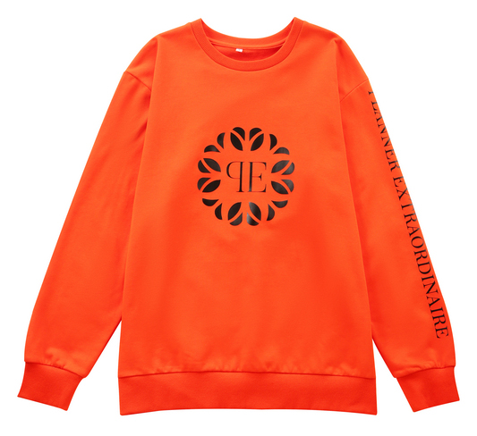 Round Neck Long Sleeve Sweatshirt-5