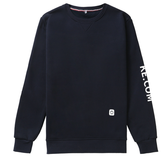 Round Neck Long Sleeve Sweatshirt-3