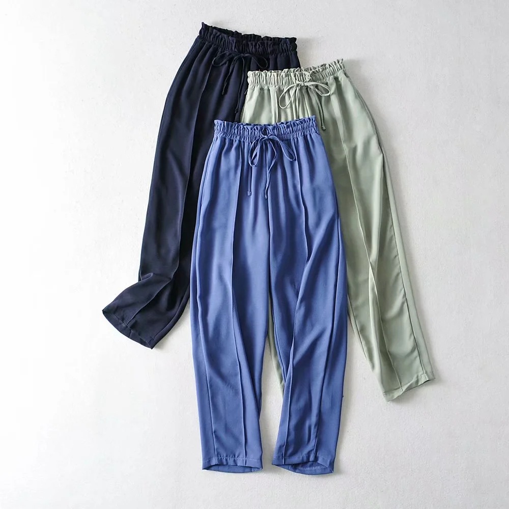 Summer cool thin women trousers