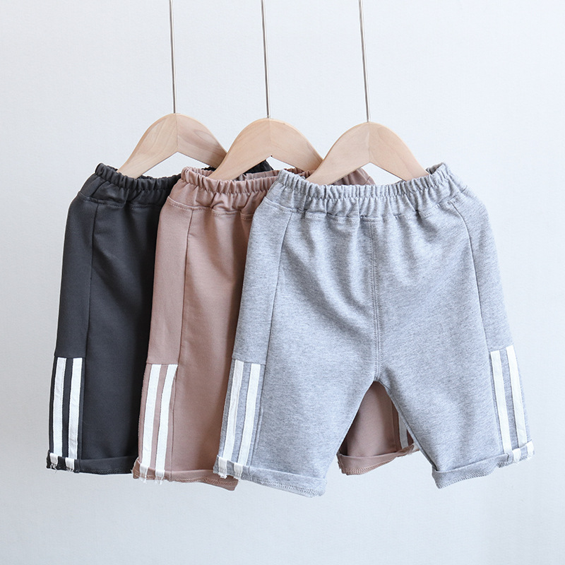 Children's loose cropped sports shorts