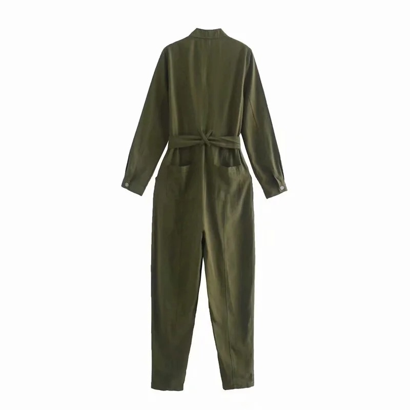 Trendy tooling style women jumpsuit