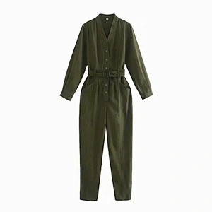 Trendy tooling style women jumpsuit
