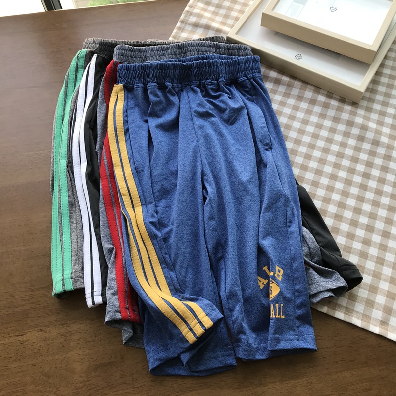 Boys' cropped quick-drying sweatpants