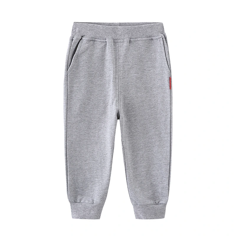 Boys' solid color sports trousers