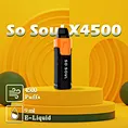 So soul X4500 puff disposable vape