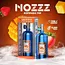 Nozzz, Disposable Vape, 10000 Puffs, 50mg, 5%, 20ml Capacity, 600mAh, Adjustable Airflow