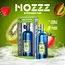 Nozzz, Disposable Vape, 10000 Puffs, 50mg, 5%, 20ml Capacity, 600mAh, Adjustable Airflow