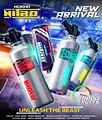 Hcigar Nitro, Rechargeable Disposable Vape, 9000 Puffs, 5% Nicotine, Type C Charging, 600 mAH