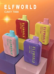 elfworld caky 7000 puff disposable vape