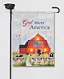 solar garden flag