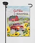 solar garden flag