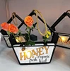 Metal flower pot