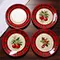 elegant porcelain plates