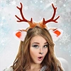 Reindeer Headband Hair Hoop