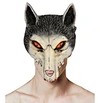 wolf facemask，red eye wolf