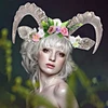 Ram Horns Headband Mask