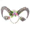 Ram Horns Headband Mask