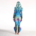 Sexy Women Jumpsuit Mermaid Halloween Catsuit Costume