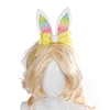 Easter Glittered yellow Bunny Ear Headband