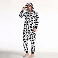 Adult Plush One Piece Cow Animal Cosplay Costume