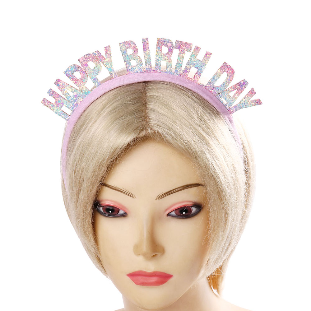 Happy Birthday Letter Hair Band