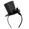 Happy New Year Black wave point hat Headband