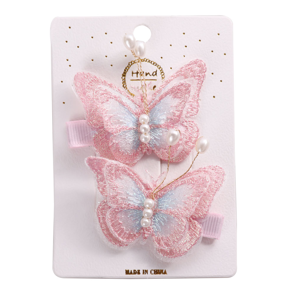 Easter  Butterfly  Clips Hair Accessory Set