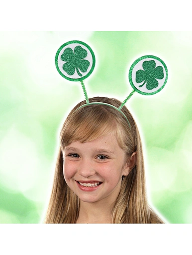 St. Patricks Day With Shamrock Headband