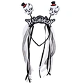 skull led fox headband w/net tube