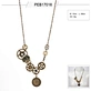 clock necklace