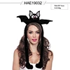 Plush Black Bat Headband