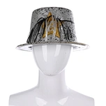 Happy New Year Glittered Tall Hat