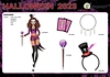 Sorcerer,Includes:Jacket,Vest,Shorts,Headband,Neckband,Card,Cane