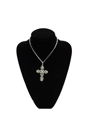 silver necklace
