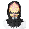 Devil Mask Over-The-Head Black Cowl