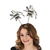 New Year Headband with Star Boppers and Silver Tone Tinsel