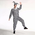 man Harlequin Costume - Fancy Dress Adult Halloween Clown