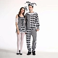 man Harlequin Costume - Fancy Dress Adult Halloween Clown