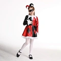 Clown Costume Kids Halloween Jester Dress