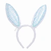 Fluffy Blue Easter Bunny Ears Headband