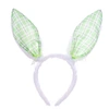 Fluffy Blue Easter Bunny Ears Headband