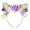 Flower hair band