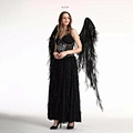 Black Angel Dress Wings Angel Costume Women Cosplay