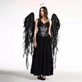 Black Angel Dress Wings Angel Costume Women Cosplay