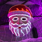 christmas face shield