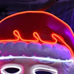 christmas face shield