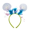 Shimmering Mermaids Seashell Plastic Headband