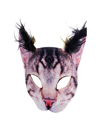 Half Face Cat Mask