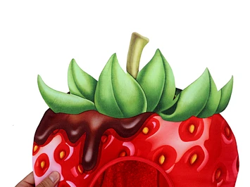 strawberry hat